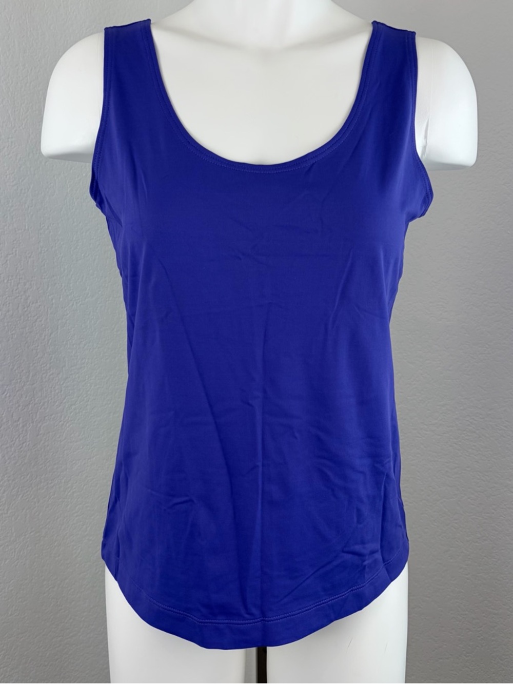Chico’s Microfiber Scoop Neck Tank in Exotic Purple